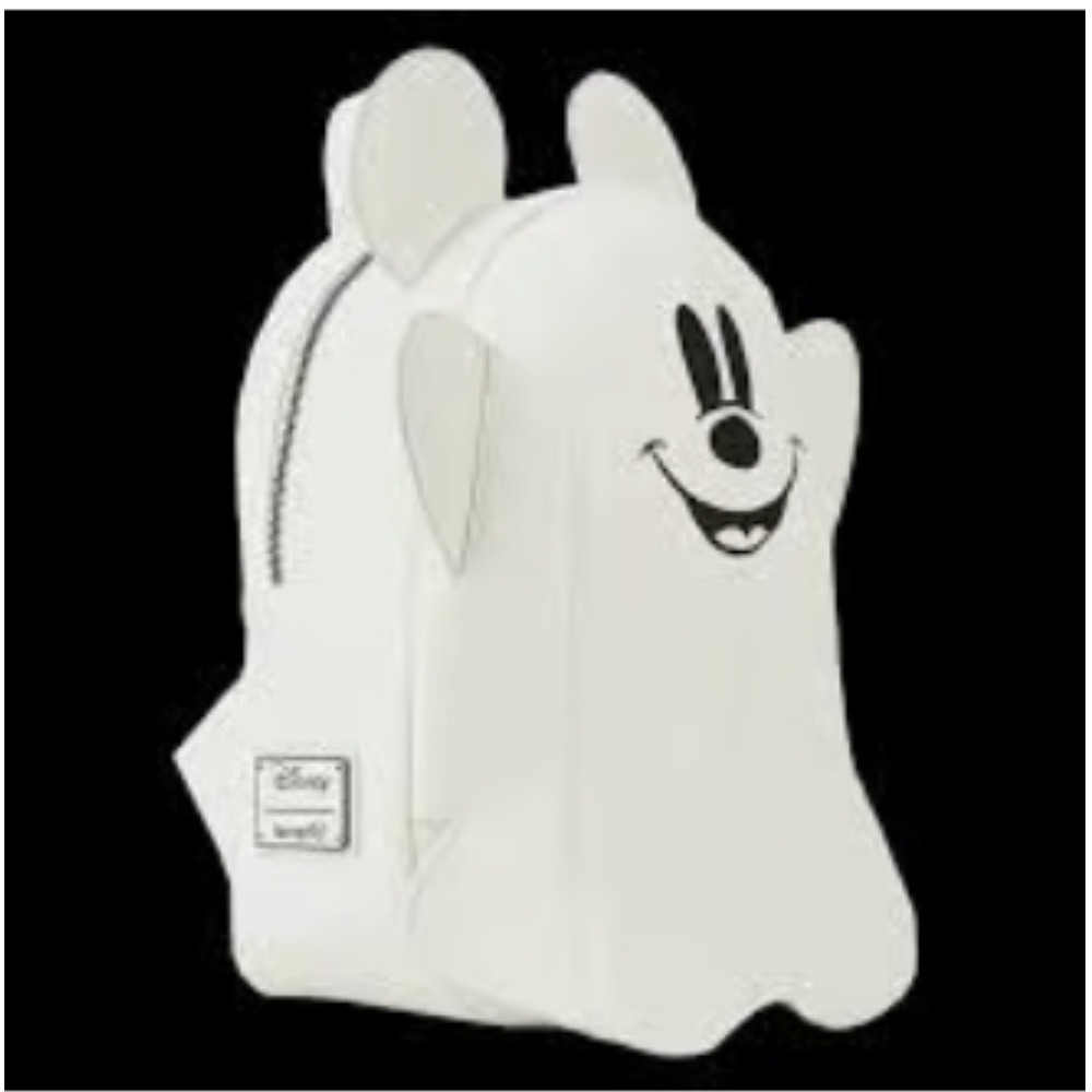 Loungefly Mickey Mouse Ghost Glow Mini Backpack Exclusive 8/21/23 - Picture 3 of 14